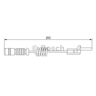 Датчик износа колодок BOSCH 1 987 474 969 фото