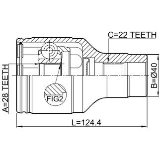 ШРУС внутренний правый SUZUKI IGNIS RG413/RG415/RM413/RM415 00-08 0711-RM415RH фото 2