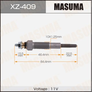 Свеча накаливания Masuma XZ-409 фото