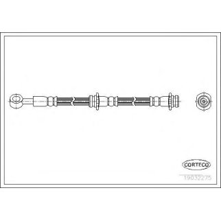 Шланг тормозной CORTECO 19032275 фото