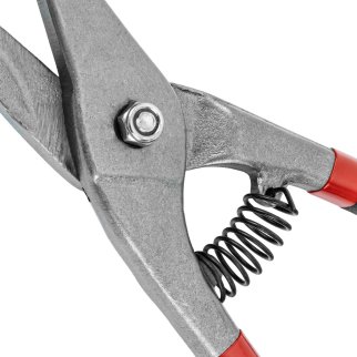 Ножницы по металлу 225мм фигурной резки, обливные ручки MATRIX фото 4