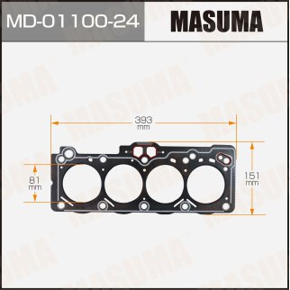Прокладка ГБЦ Masuma MD-01100-24 фото
