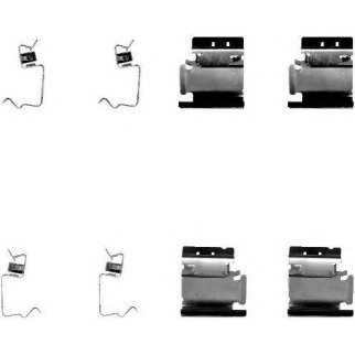 К-кт установочный передних колодок Hella 8DZ 355 202-661 фото