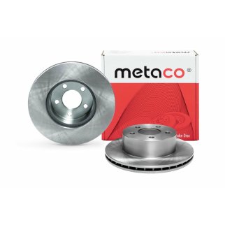 Диск тормозной передний вентилируемый metaco 3050-224 фото 2