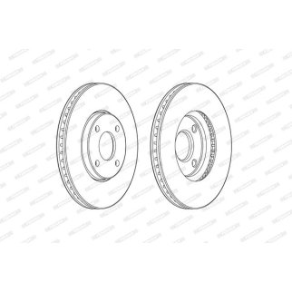 Диск тормозной передний вентилируемый FORD Ecosport / TOYOTA FJ Cruiser фото