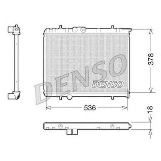 Радиатор основной DENSO DRM21034 фото