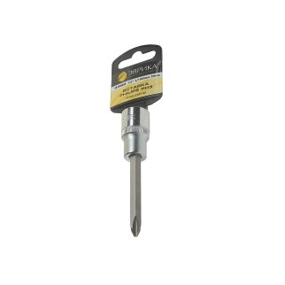 Насадка-вставка с битой Philips PH3&quot; 1/2&quot; 22мм L=100мм (с держателем) ЭВРИКА фото