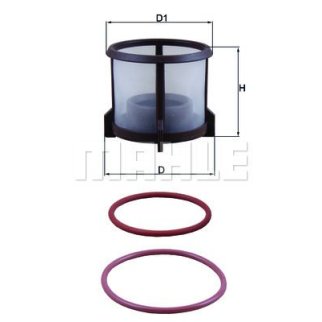 Рк топливного фильтра MAHLE KX 72 D2 фото 2