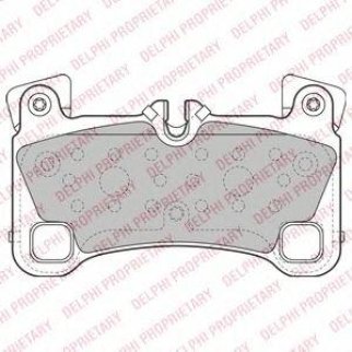 Колодки тормозные задние дисковые к-кт DELPHI LP2118 фото