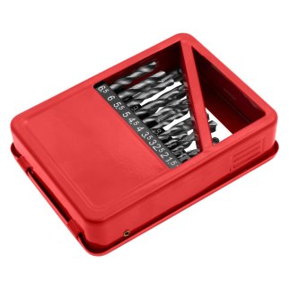 Набор сверл по металлу 1-10мм, (металл. коробка) 19шт. цил. хвостовик MATRIX фото 5