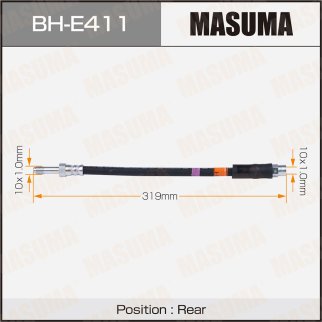 Шланг тормозной Masuma BH-E411 фото