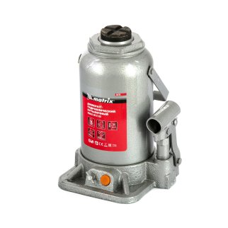 Домкрат гидравлический бутылочный, 20 т, h подъема 244-449 мм MATRIX 50778 MATRIX 50778 фото