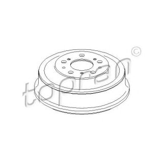 Барабан тормозной topran 721171755 фото