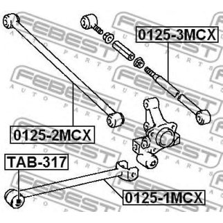 01253MCX_рычаг задней подвески поперечный задний левый! Toyota Camry ACV30/MCV30 <04 фото