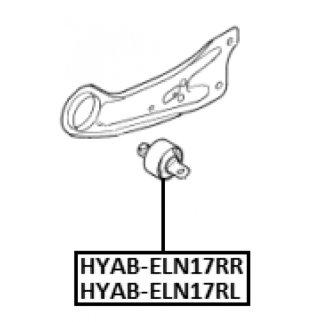 Сайлентблок заднего продольного рычага правый фото 2