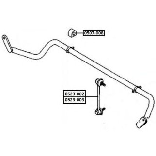 Стойка переднего стабилизатора ASVA 0523-003 фото