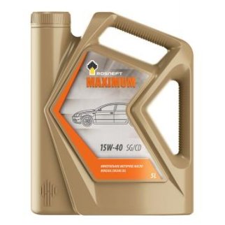 Масло моторное ROSNEFT Maximum 15W-40 5л фото