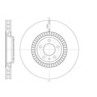 61446.10_диск тормозной передний! вентилир. Audi A6 2.8FSi/3.0TFSi/2.0TDi/3.0TDi 10> фото