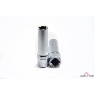 Головка торцевая 12 1/2&quot; 6гр глубокая СЕРВИС КЛЮЧ фото
