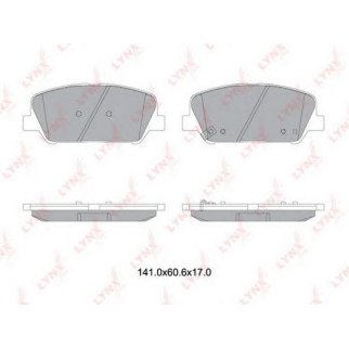 Колодки тормозные передние к-кт LYNXauto BD-3631 фото