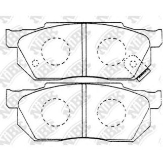 Колодки тормозные передние к-кт NiBK PN8263 фото