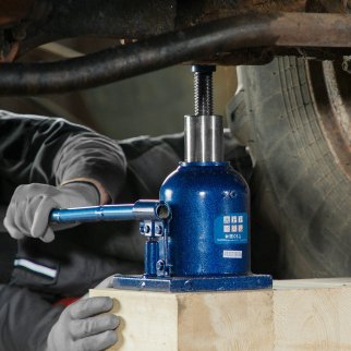 Домкрат бутылочный 10т гидравлический 170-430мм STELS фото 12