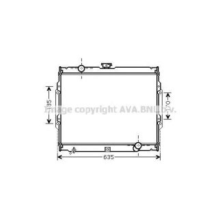 Радиатор основной AVA HY2108 фото