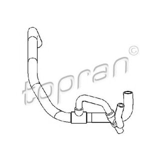 Патрубок радиатора topran 112022586 фото