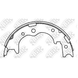 Колодки тормозные барабанные для Toyota фото