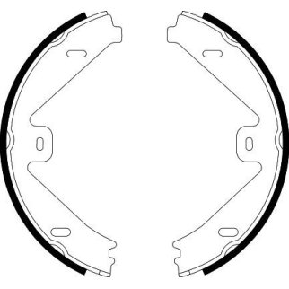 Колодки торм. для а/м Mercedes E (W212) (09-) барабан. ст. торм. 180x25 (GF 4623) фото 4