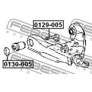 Болт развала передних колес FEBEST 0129-005 фото