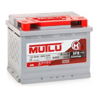 Аккумулятор MUTLU SFB 60 А/ч обратный R+ 242x175x175 LB2 EN 540 А фото