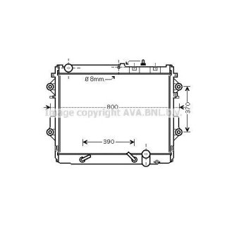 Радиатор основной AVA TO2490 фото