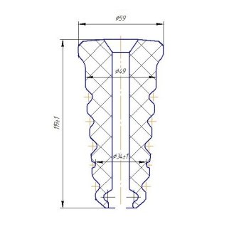 Отбойник амортизатора TRIALLI BC 1082 фото 2