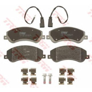 Колодки тормозные передние к-кт TRW GDB1724 фото