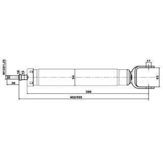 Амортизатор задний FEBEST 20110-002R фото 2