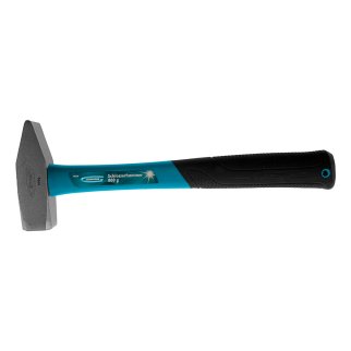 Молоток 800г квадратный боек, фибергласовая обрезиненная рукоятка GROSS фото 2