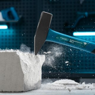 Молоток 800г квадратный боек, фибергласовая обрезиненная рукоятка GROSS фото 1