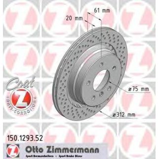 Диск тормозной спортивный фото