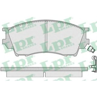 Колодки тормозные передние к-кт Lpr 05P1019 фото