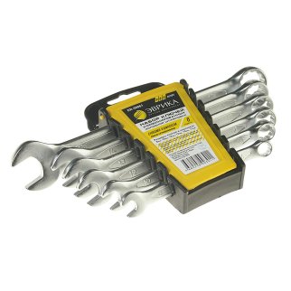 Набор ключей комбинированных 6пр холдер (8-17мм) PRO ЭВРИКА фото