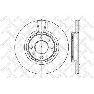 Диск тормозной Stellox 6020-3910V-SX фото