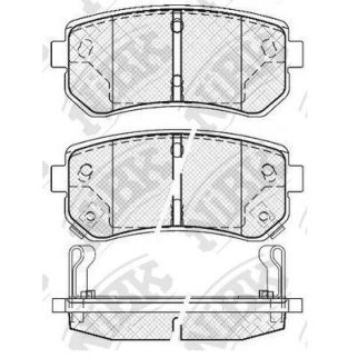 Колодки тормозные к-кт NiBK PN0436 фото