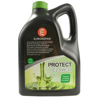 Масло моторное EUROREPAR Protect синтетическое 0W-30 SN 5л. фото