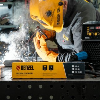 Электроды DER-46, диам. 3 мм, 5 кг, рутиловое покрытие Denzel фото 7