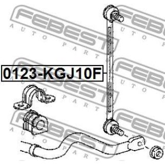 Стойка переднего стабилизатора FEBEST 0123-KGJ10F фото