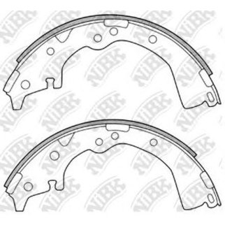Колодки барабанные к-кт NiBK FN2252 фото