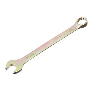 СИБРТЕХ 14980 Ключ комбинированный, 14 мм, желтый цинк фото