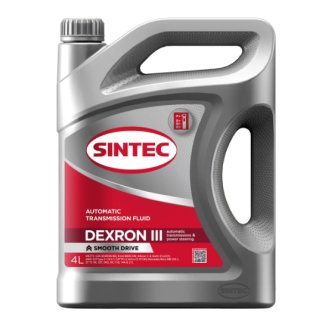 Масло трансмиссионное SINTEC ATF Dexron III 4л фото
