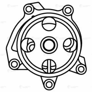 Насос водяной для а/м Nissan Qashqai (13-)/X-Trail T32 (14-) 2.0i (MR20DD) (LWP 1420) фото 4